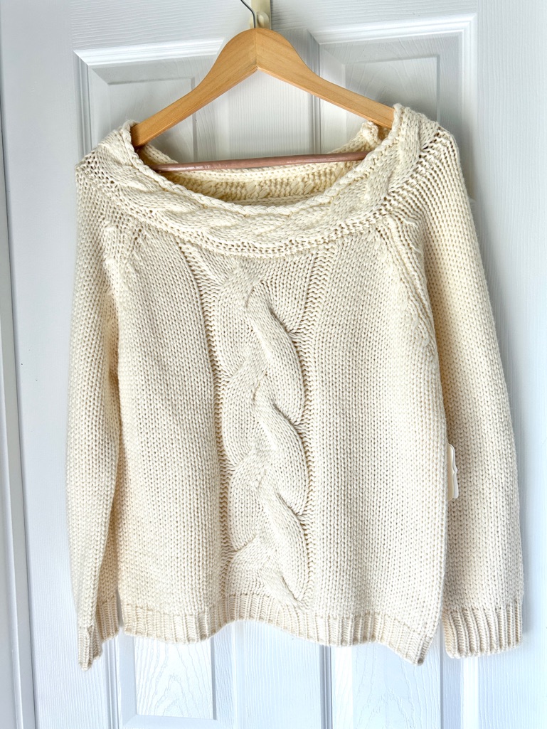 Altard State Cable Knit Sweater Nwt